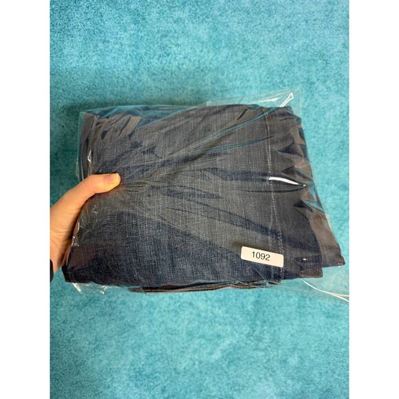 7 For All Mankind Men’s Jeans 33x29 Blue Relaxed Straight Button Fly Made in USA - Picture 15 of 16